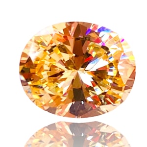 Light Yellow Diamond Ring Size Gemstone Top High Quality Oval Shape Excellent Diamond Size12x9x6MMCarat-8.25And (extra gift)