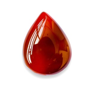 Brown Agate (Aqeeq) 100% Natural gemstone High Quality Pendant Size Pear shape Gemstone Carat-52.05 Size-34x26x6MM and(extra gift)