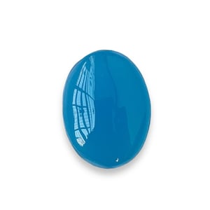 Sky Blue Sulemani Aqeeq (Agate) 100% Natural Gemstone oval  Shape Pendant Size Gemstone Size-21x15x6MM carat-17.55and extra gift
