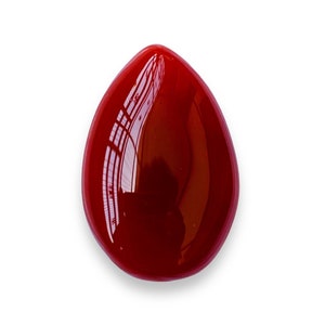 Very precious!!! Red Sulemani Aqeeq (Agate) 100% Natural Gemstone Pear Shape Pendant Size Gemstone Size-29x19x6MM carat-28.40 and extra gift