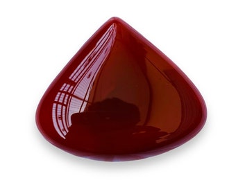 Amazing!!! Red Sulemani Aqeeq (Agate) 100% Natural Gemstone Fancy Shape Pendant Size Gemstone Size-29x34x9MM carat-63.70 and extra gift