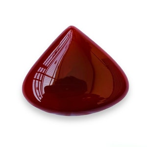 Amazing!!! Red Sulemani Aqeeq (Agate) 100% Natural Gemstone Fancy Shape Pendant Size Gemstone Size-29x34x9MM carat-63.70 and extra gift