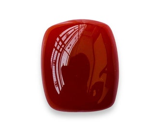 Red Sulemani Aqeeq (Agate) 100% Natural Gemstone Fancy   Square  Shape Pendant Size Gemstone Size-20x16x6MM carat-20.90 and extra gift