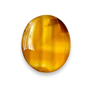 Brown Agate (Aqeeq) 100% Natural gemstone High Quality Pendant Size Oval shape Gemstone Carat-48.20 Size-34x29x5MM and(extra gift)