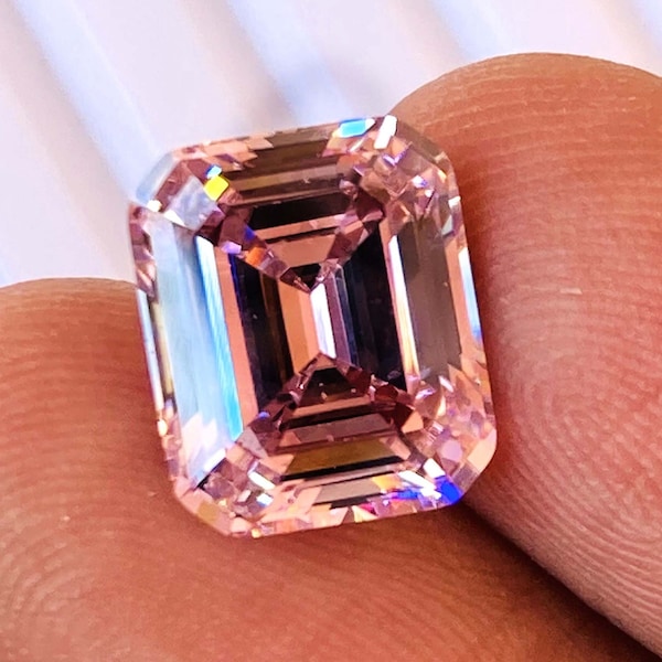 Amazing !!!! Pink Diamond Ring Size Beautiful Gemstone Cushion Shape Excellent Cut Size-12x9x6MM Carat-10.40 (and extra gift)