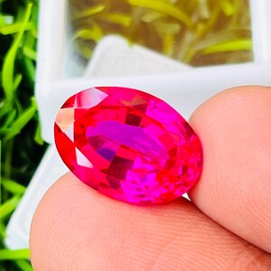 Gorgeous !!! Pink Sapphire High Quality Gemstone Oval  shape Excellent cut stone size-15x10x7mm carat-10.65 (and extra gift)