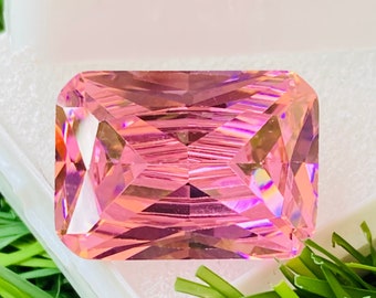 Wunderschön!!! Rosa Saphir Hochwertige Edelstein Kissenform Ausgezeichneter Schliff Steingröße-17x12x7mm Carat-26.60 (und extra Geschenk)