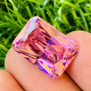 Beautiful!!! Pink Sapphire High Quality Gemstone Cushion shape Excellent cut stone size-17x12x7mm carat-26.60 (and extra gift)