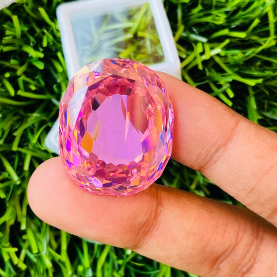 Amazing!!! Pink Sapphire High Quality Pendant Size AA++ Gemstone Oval shape gemstone size-28x23x11mm carat-133.15 and (extra gift)