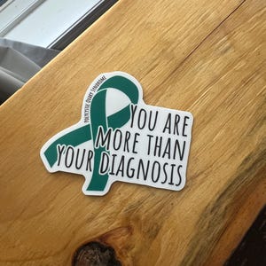 Sticker motivant affirmation du diagnostic du SOPK Autocollants en vinyle laminé mat | Cadeau pour amies guerrières du SOPK