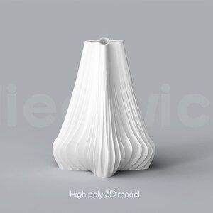 3d Printed Plant Pot Vase, STL File 3D Printing Planter, Flower Pot STL, 3D Printable Flower Vase, Downloadable Files
