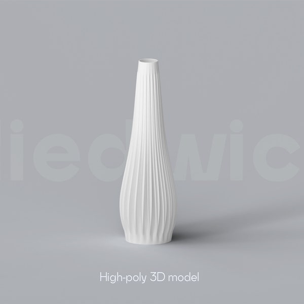 3D printing vase | 3D model | STL files | Home decor | 3D vases | Modern vases | Abstract design | 3D printing | vase mode | STL | A_1