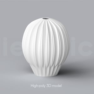 Vaso poligonale STL: decorazione sfaccettata stampabile in 3D (file STL)