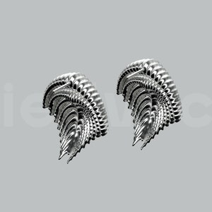 3d Printable Earring, Unique 3d Printable Earrings, Pendant Stl Design, 3d Models Earrings, Handmade Earrings Stl, Digital Download