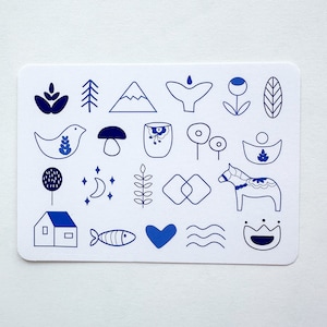 Postkarte Scandinavia Love