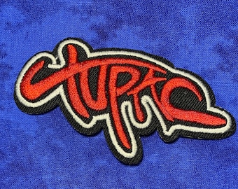 TUPAC Hip Hop Music Iron on Embroidered patch 1.5" x 3.5"