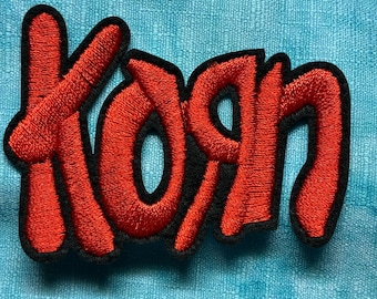 Parche termoadhesivo de Korn con parche extra de regalo. ATENCIÓN: Clientes internacionales, contáctenme para obtener un costo de envío más bajo.