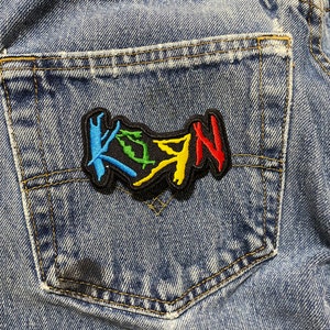 Korn Metal Music Iron on Patch 1 1/2&quot; x 3&quot;