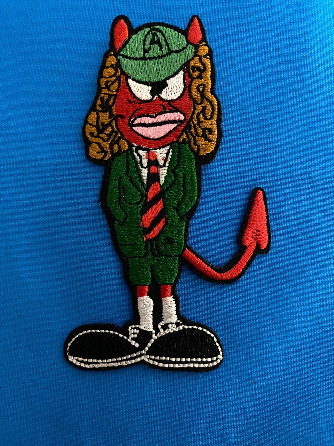 AC/DC Character Patch, Iron on Embroidered - Etsy