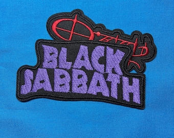Black SABBATH Patch da cucire # 35 voll 4-10 x 10 cm