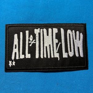 ALL TIME LOW  Embroidered graphic patch 2" x 3.5"