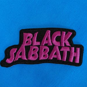 BLACK SABBATH van Ozzy Ozborne opstrijkbare patches