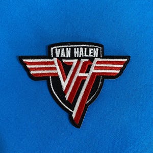 Van Halen Aufnäher | Amerikanisches Hard Pop Rock Heavy Metal Band 3&quot; x 2,25&quot;