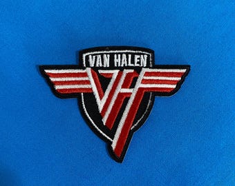 Van Halen Embroidered Patch | American Hard Pop Rock Heavy Metal Band 3" x 2.25"