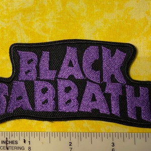BLACK SABBATH van Ozzy Ozborne opstrijkbare patches