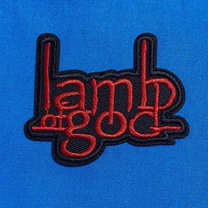 LAMB of GOD, metal rock music Patch