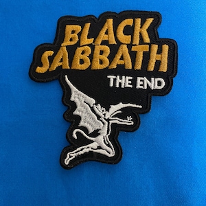 BLACK SABBATH &quot;The End&quot; iron on patch