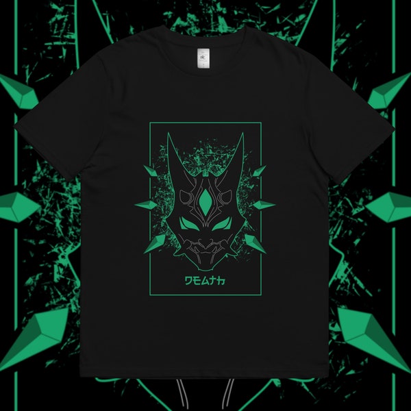 Genshin Impact Shirt Unisex | Xiao Maske Street Art | Gaming & Otakus