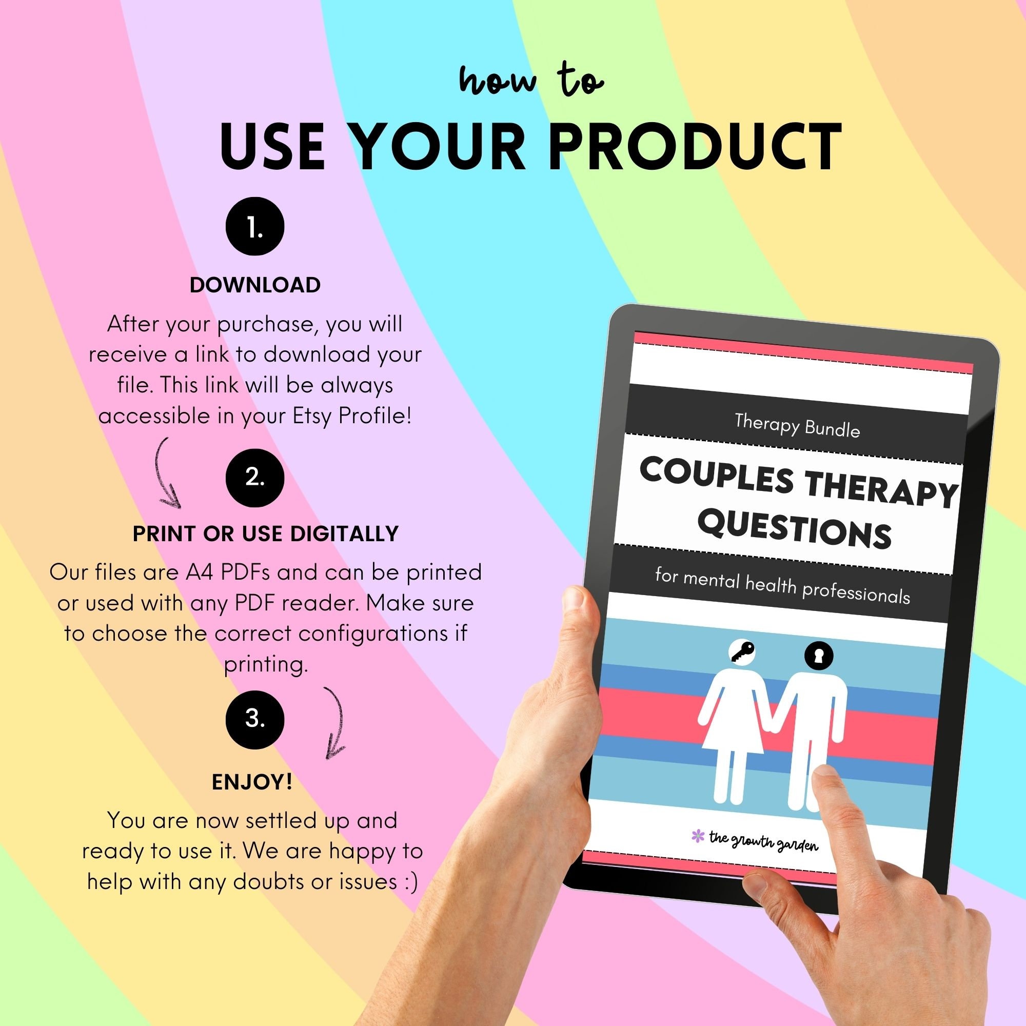 Couples Therapy Questions Bundle Marriage Counseling Session Questions ...