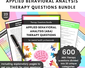 ABA Therapy Questions | 600 Prompts for Social Skills, Emotional Regulation & Neurodivergent Support