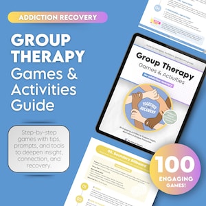 Group Therapy Addiction Recovery Games - Coping Skills & Relapse Prevention Tools