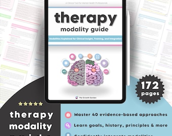 Therapy Modalities Guide - 40+ Approaches, Clinical Reference (PDF)