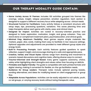 Group Therapy Addiction Recovery Games - Coping Skills & Relapse Prevention Tools image 4