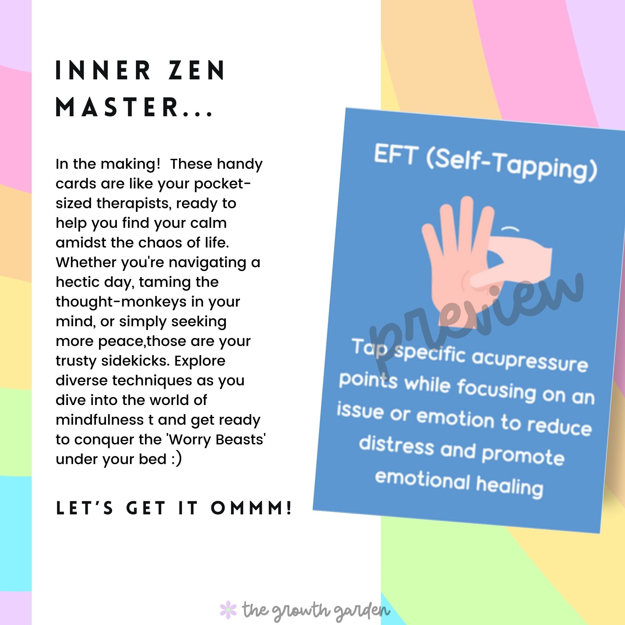 Mindfulness Practices Flashcards - Self Regulation Skills - Mental ...
