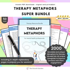 Therapy Metaphors Bundle - 2000 Engaging Metaphors for Therapeutic Sessions and Client Engagement