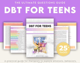 Preguntas sobre terapia para adolescentes TCD: Regulación emocional y habilidades interpersonales