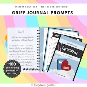 Grief Journal Prompts - Grieving Journal - Loss Journal Healing Journey
