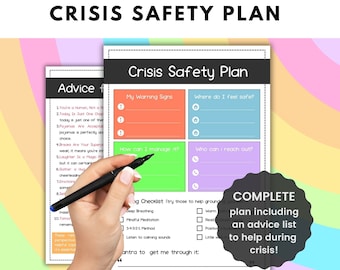 Plan de seguridad en situaciones de crisis - Recurso de salud mental en crisis