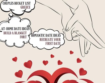 Ultimate Couples Date Night and Activity Planner | 15+ Pages of Fun, Romantic & Meaningful Ideas | Printable Relationship PDF