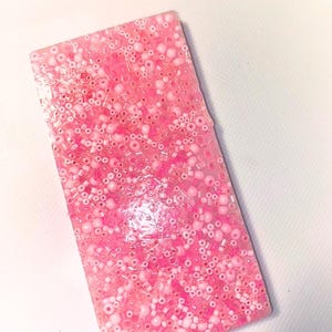 Pale Pink Beads & Tubes Picky Pad – Soft Textured Fidget Pad for Anxiety, Skin Picking, ADHD, Autism | Handmade Sensory Toy