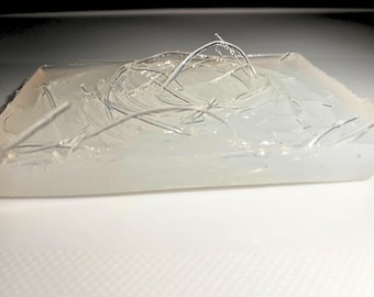 Tappetino antistress in silicone con spessi fili elastici per alleviare lo strappo dei capelli e la pizzicatura della pelle / ADHD, ansia, tricotillomania