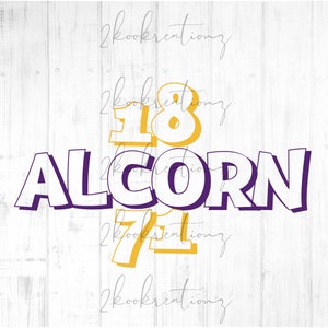 Alcorn State University 1871 PNG JPG SVG