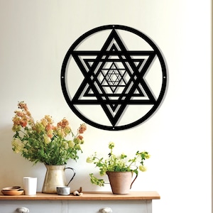 Star of David Wall Hanging | Jewish Wall Decor