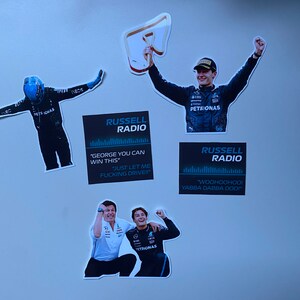 George Russell Stickers - Austrian Grand Prix - Etsy