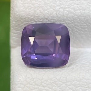 1.12ct Spinel Purple Natural Cushion Cut Faceted Gemstone From Sri Lanka 6 X 5.3 MM Eye Clean Beautiful Purple Spinel For Ring Jewelry