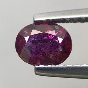 0.75ct Ruby Unheated Natural Red Pink Oval Faceted Cut Loose Gemstone From Madagascar 6.2 X 4.9 MM Beautiful Precious Ruby For Ring